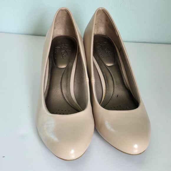 Life Stride Soft System Pumps Women's 9M Nude Block Heel Classic Career Comfort - Picture 2 of 10